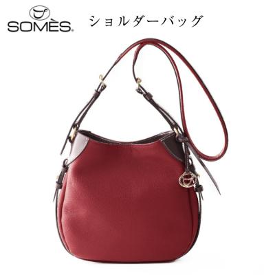 ふるさと納税 砂川市 SOMES ショルダーバッグ クロスボディ (ワイン)IL-47 [ 12260772-b]