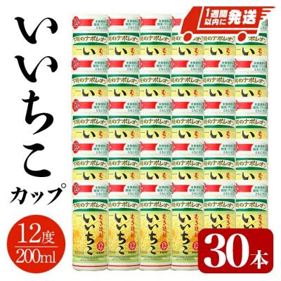ふるさと納税 宇佐市 いいちこ カップ 12度(200ml×30本)[107305600][時枝酒店]