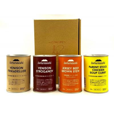 ふるさと納税 新得町 〜TOMCAN〜 新得町産お肉の缶詰セット(紙箱入り