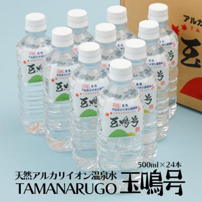 ふるさと納税 大崎市 天然 アルカリイオン 温泉水 『玉鳴号』500ml 24本セット 水 ミネラルウォーター