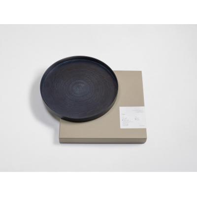 ふるさと納税 徳島市 Round RaysTray S 藍漆 〜INDIGO URUSHI 〜