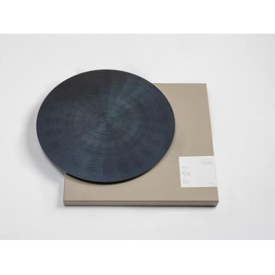 ふるさと納税 徳島市 RAYS PLATE Round L 藍漆