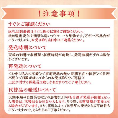 ふるさと納税 余市町 【2026年産 先行受付】余市産 訳アリ 桃 あかつき 3kg(12〜20玉)_Y103-0061の画像