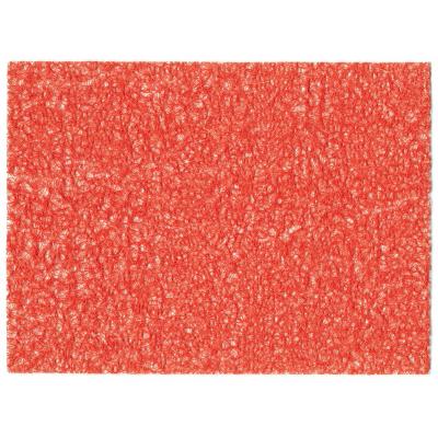 ふるさと納税 小牧市 お手入れ簡単!ビニール製ランチョンマット4枚セット 雲柄・オレンジ[036T06-04]