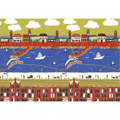 ふるさと納税 横浜市 【横浜柄】横浜捺染で染色したスカーフ |  | 03