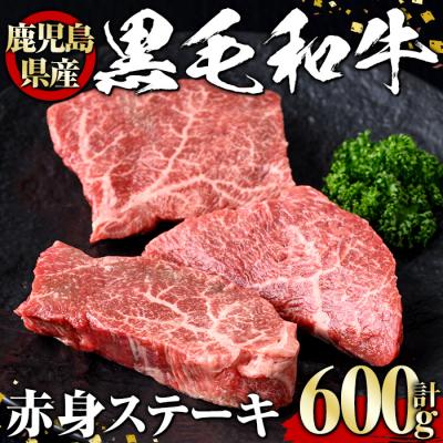 ふるさと納税 曽於市 黒毛和牛赤身ステーキ600g