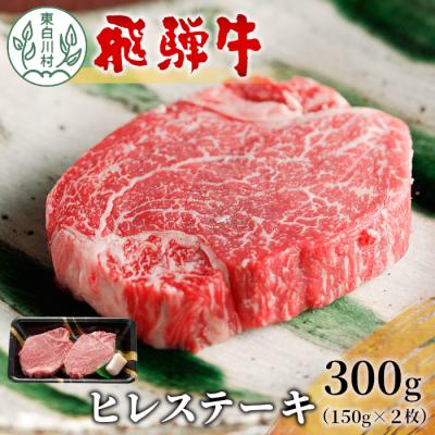 ふるさと納税 東白川村 飛騨牛 希少部位 ヒレステーキ 300g 150g×2枚 牛肉 牛 肉 ステーキ ヒレ フィレ