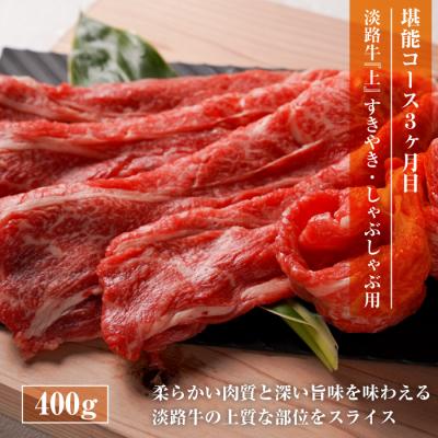 ふるさと納税 淡路市 【定期便3ヶ月】淡路牛 堪能コース《ハンバーグ・サイコロステーキ・すきやき》　aa16042_3