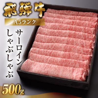 ふるさと納税 下呂市 [高級]飛騨牛A5ランク サーロインしゃぶしゃぶ 500g[39-42]