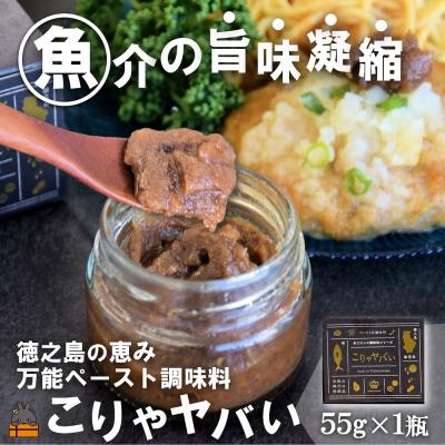 ふるさと納税 徳之島町 〜低温熟成キハダマグロ使用〜魚介の旨味凝縮 万能ペースト調味料“こりゃヤバい"(1個)