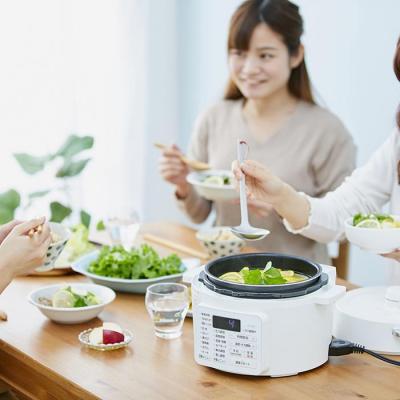 ふるさと納税 角田市 電気圧力鍋 2.2L PC-MA2-W ホワイト アイリスオーヤマ レシピブック付き圧力鍋 簡単調理 |  | 01