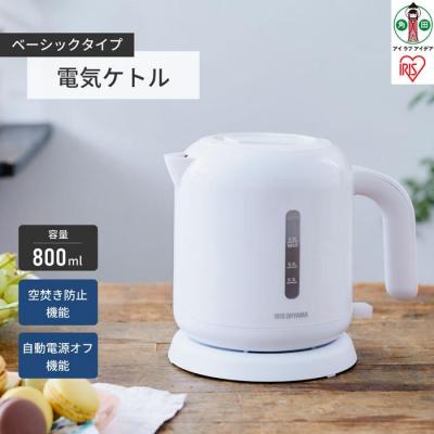 ふるさと納税 角田市 ケトル 電気 IKEB-800-W ベーシックタイプ