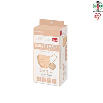 ふるさと納税 角田市 DAILY FIT MASK ふつうサイズ 30枚入×3箱 PN-DC30MSB シルクベージュ