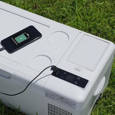 ふるさと納税 角田市 充電式ポータブル冷蔵冷凍庫15L IPD-B2A-W