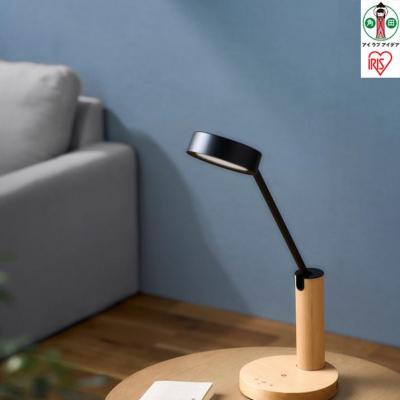 ふるさと納税 角田市 LEDデスクライトQi充電シリーズ平置きタイプ調光調色 LDL-QF02DL-T ウッド