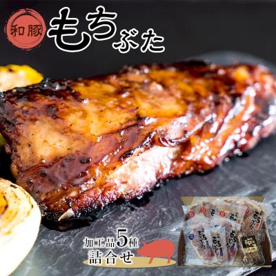 ふるさと納税 角田市 豚肉 和豚もちぶた 加工品5種詰合せ