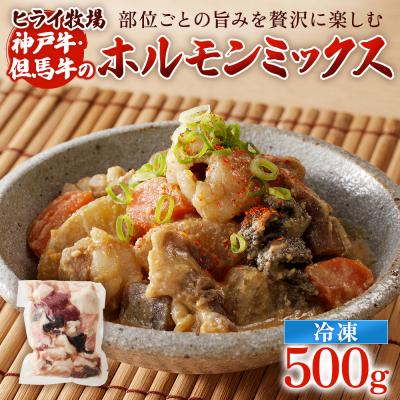 ふるさと納税 加西市 ヒライ牧場 ホルモンミックス 500g[No5698-2236] | 
