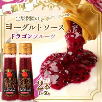 ふるさと納税 天城町 宝果樹園 濃厚 ヨーグルトソース ドラゴンフルーツ 2本セット 60g×2本 合計120g フルーツ