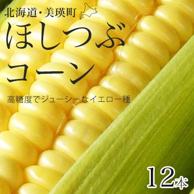 ふるさと納税 美瑛町 とうもろこし 12本[令和8年産先行受付]黒木農場 (ほしつぶコーン) [011-56]