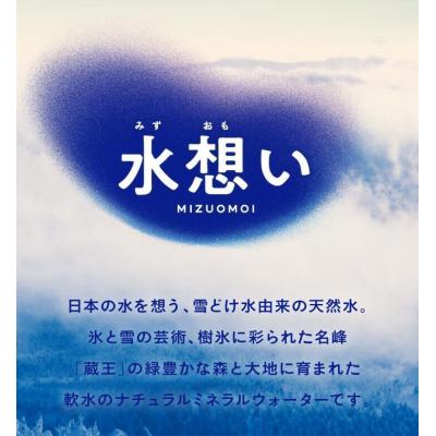 ふるさと納税 蔵王町 3か月定期 水想い 蔵王連峰の雪どけ天然水 ラベルレス 500ml×42本 【04301-0734】の画像
