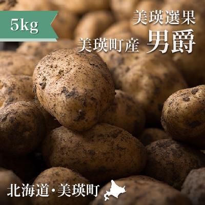 ふるさと納税 美瑛町 じゃがいも ≪令和8年産先行受付!≫美瑛選果 美瑛町産男爵5kg[007-32]