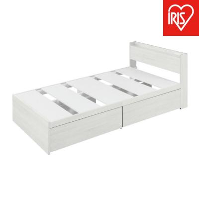 ふるさと納税 角田市 ベッド 収納ベッド宮付き DSBM-S オフホワイト