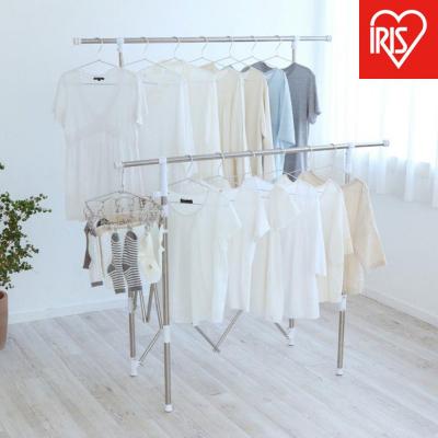 ふるさと納税 角田市 物干し 伸縮スリム収納物干し