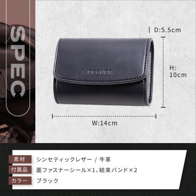 ふるさと納税 京都市 【デグナー】シンセティック レザー ETCケース [DSB-12] ブラックの画像