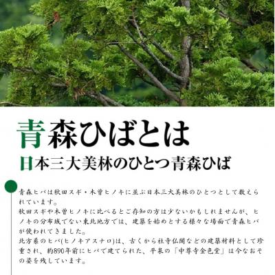 ふるさと納税 むつ市 【香る知育】天然青森ひばのやさしい積み木(2段セット)_1