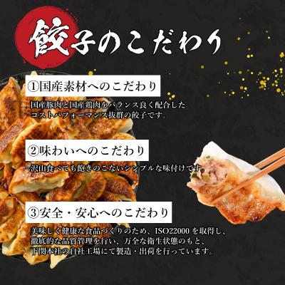 ふるさと納税 下関市 訳あり 国産肉の得々餃子 240個 20個×12パック 冷凍 小分け たれ付き IB023 |  | 02
