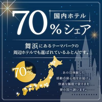 ふるさと納税 滝川市 【ダブル】羽毛増量 羽毛布団 掛け布団 PremiumPlus 国産 ホテル仕様 綿100% 寝具の画像