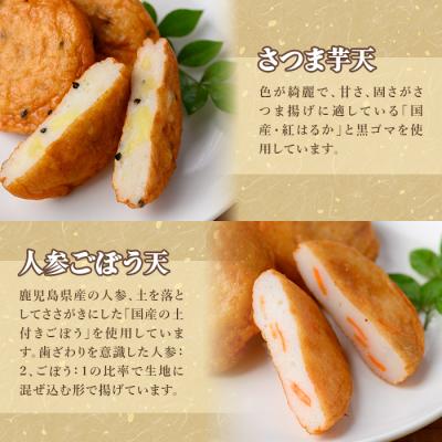 ふるさと納税 霧島市 <平日着分>霧島特製さつま揚げ4種66枚入り【植山
