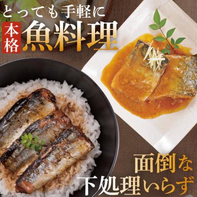 ふるさと納税 気仙沼市 三陸食堂 煮魚 惣菜 セット 10種 12パック [20565443] さば さんま カツオ |  | 01