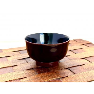 ふるさと納税 湯沢市 川連漆器 本溜内黒3.6寸羽反汁椀[L5502]