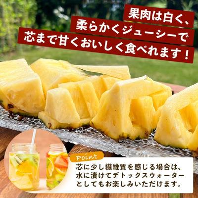ふるさと納税 石垣市 《2027年4月上旬以降順次発送》桃香纏う幻果 ピーチパイン 3玉 (約2.7kg) |  | 02