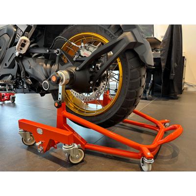 ふるさと納税 小牧市 バイクスタンド ガレージREVO BMW極太貫通ショートタイプ 色:オレンジ[184M04-05]