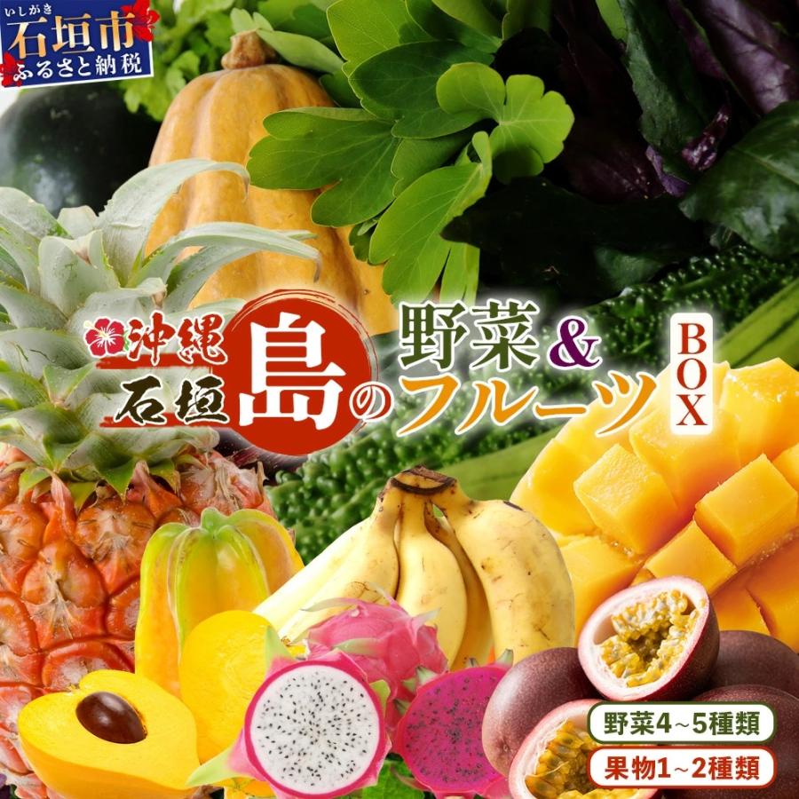 ふるさと納税 石垣市 沖縄 石垣島 新鮮 島やさい・くだもの BOX [ 野菜・フルーツ 詰め合わせセット ]1箱
