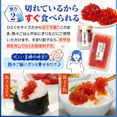 ふるさと納税 豊富町 ご飯のおとも　豊富産の「佐藤水産の手まり筋子」定期便　全4回 |  | 02