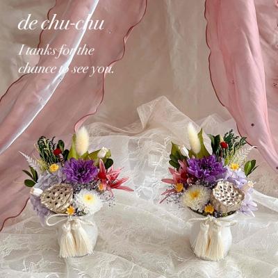 ふるさと納税 赤磐市 プリザーブドフラワーの仏花 「五色の花」 2個セット[NO5765-1244]