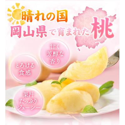 ふるさと納税 矢掛町 【2026年発送先行予約】桃 岡山の桃 約1.3kg《2026年6月下旬-9月上旬頃出荷》_2