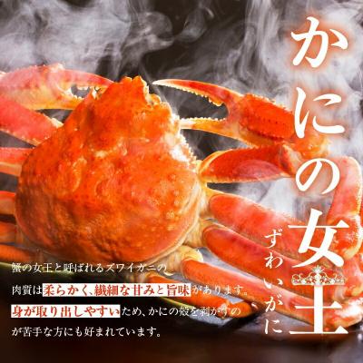ふるさと納税 函館市 ずわいがに脚 3L〜5Lサイズ2.4kg_HD065-007