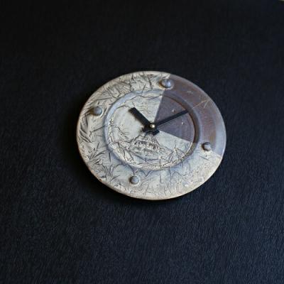 ふるさと納税 美瑛町 皆空窯 氷裂MOLD時計(20)