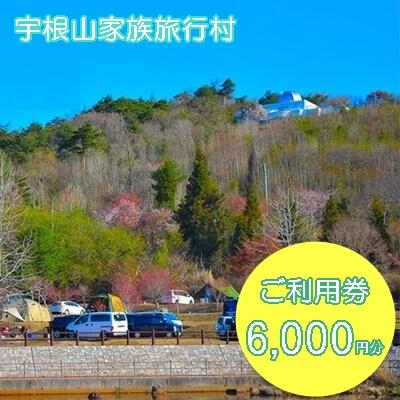 ふるさと納税 三原市 宇根山家族旅行村(キャンプ場) 宇根山天文台 ご利用券 6000円分 キャンプ[131-002]