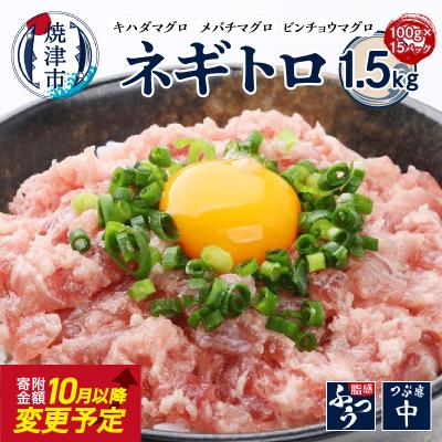 ふるさと納税 焼津市 ネギトロ100g×15パック 合計1.5kg(a10-1220)
