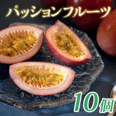 ふるさと納税 大月町 パッションフルーツ 10個 栽培期間中農薬不使用 有機肥料 南国フルーツ トロピカルフルーツ