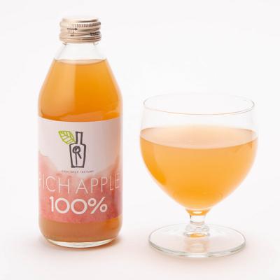 ふるさと納税 弘前市 【定期便3ヶ月】RICH APPLE 無添加 りんごジュース12本セット|24_gnk-021203の画像