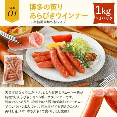ふるさと納税 古賀市 訳あり!ソーセージ食べ比べまんぷく福袋 合計2.5kg |  | 01