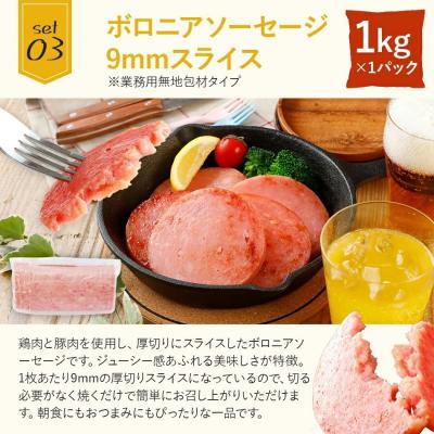 ふるさと納税 古賀市 訳あり!ソーセージ食べ比べまんぷく福袋 合計2.5kg |  | 03