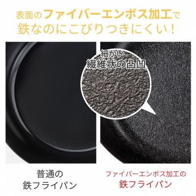 ふるさと納税 三条市 鉄製フライパン2種セット ファイバーエンボス加工  26cm 20cm 燕三条製 【016S083】 |  | 02