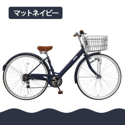 ふるさと納税 京都市 [エイリン][組立済み発送]シティサイクル27型 THS276NROL[マットネイビー]